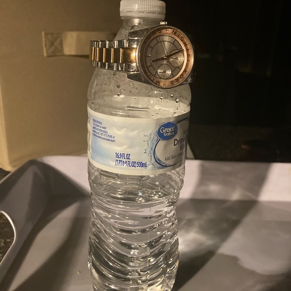 Michael Kors Silver & Rose Gold Watch - Picture 4 of 5